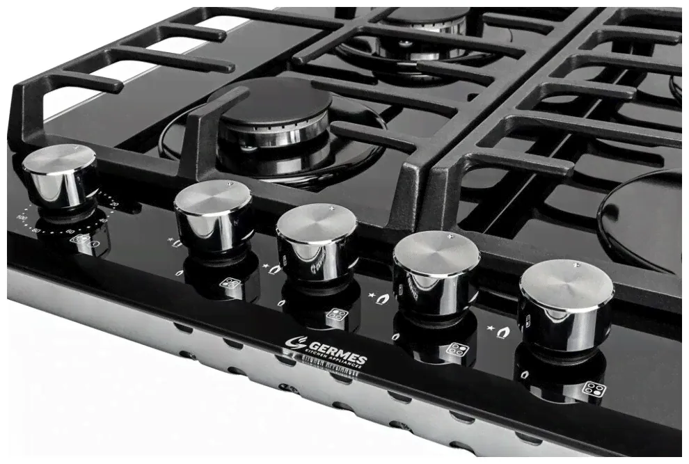 ELEYUS Газовая варочная панель Germes HAG-60BK-CT варочная поверхность